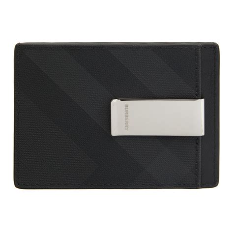 burberry card holder money clip